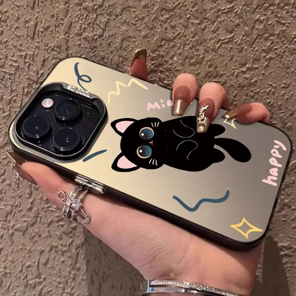 Adorable Cat Shockproof Phone Case - Universal Fit Cover