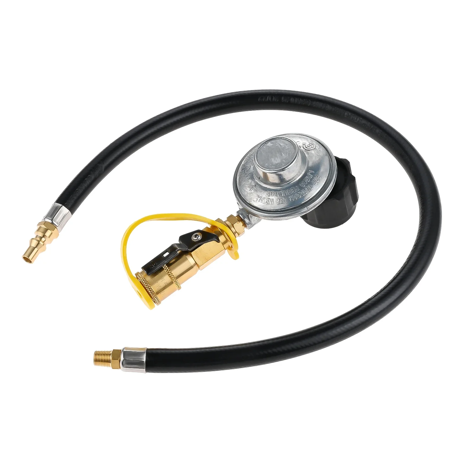 Kit Tubo Flessibile Regolatore Griglia Gas Propano Per Weber Spirit 500 & 700 Genesis 1000-5000 Platinum I Ii Griglie A Gas 1/8 "Npt Filettatura Masch