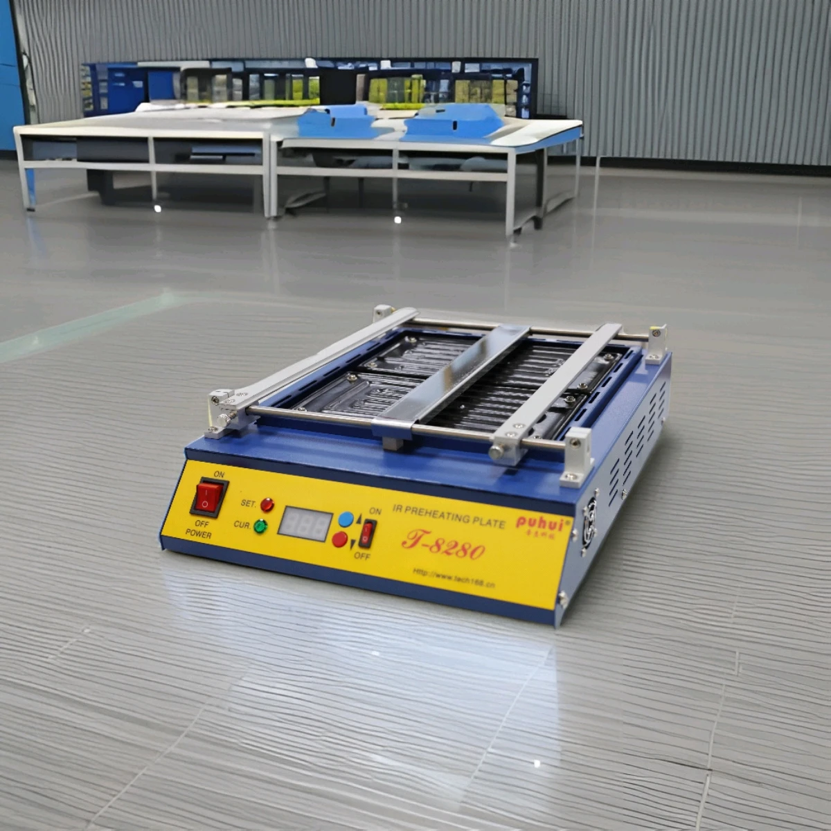 220V Puhui T8280 PCB Preheater IR Preheating Plate T-8280 IR-Preheating Oven 0-450degree Celsius Solder Repair 3