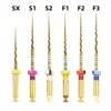 Glin Dental Endodontic Gold Flexible Rotary Files Nickel Titainium Golden Engine Use Files 31mm SX-F3 Dentistry Tools 2