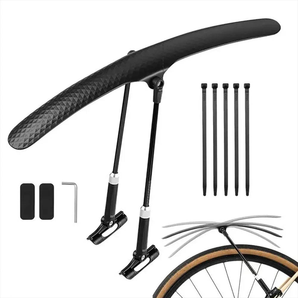 Bike Fenders Quick Release Road Bicycle Mudguard for 700C Tire Adjustable And Easy To Install Rear Or Front Bike Mud Water Guard