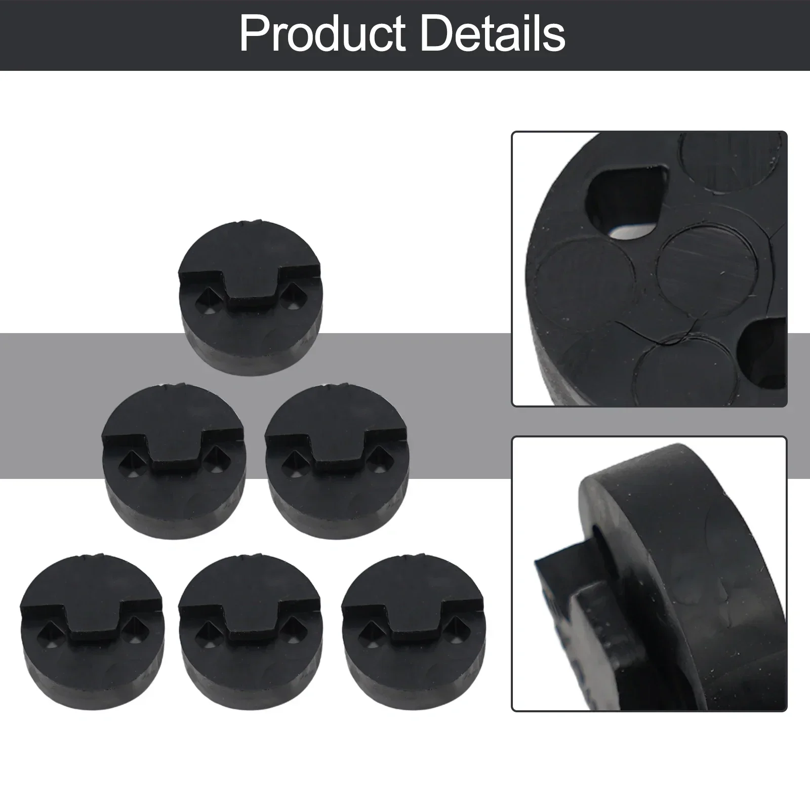 Rubber Violin Mute Professional Violin Parts Round Rubber Mute Silencer 20x20mm Musical Instrument Accessories 5pcs violin mute