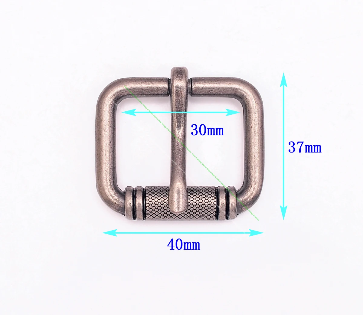 BKD0677 30Mm Solid Western Sturdy Square Heel Bar Pin Buckles for Men Jeans Belt Buckle Diy Leathercraft Dog Collar Belt