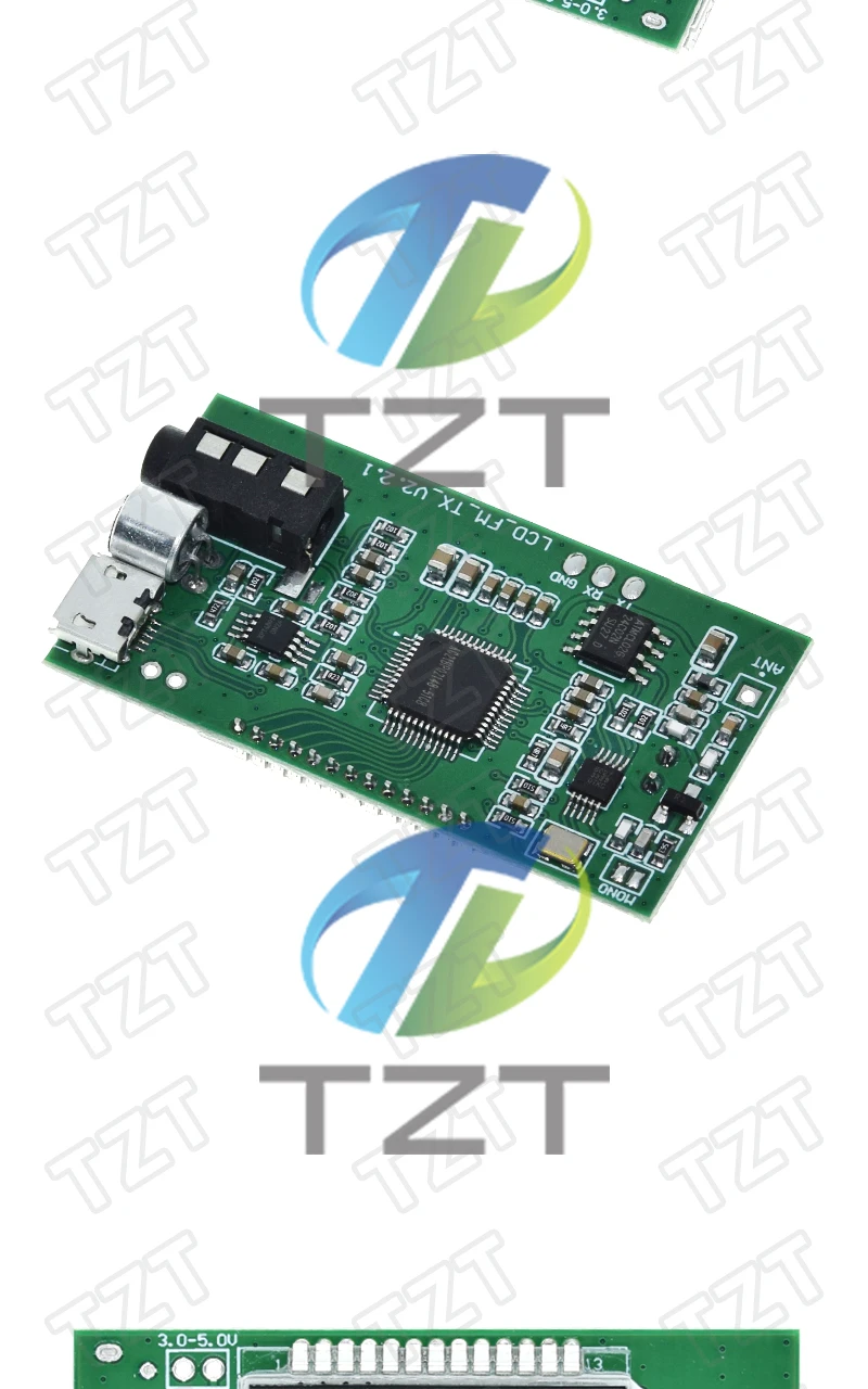 1/3 Stück FM-Sendermodul FM-Stereo-Digitalsender Drahtloses Mikrofon Mikrofonplatine 3V-5V FM-Modul 87,0MHz-108,0MHz – Detail 11