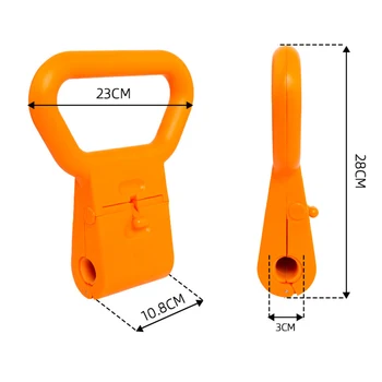 Fitness Kettlebell Grip Portable Adjustable Dumbbell Plate Single Hole Dumbbell Clip for Home Gym Weight Exercise Bodybuilding 6