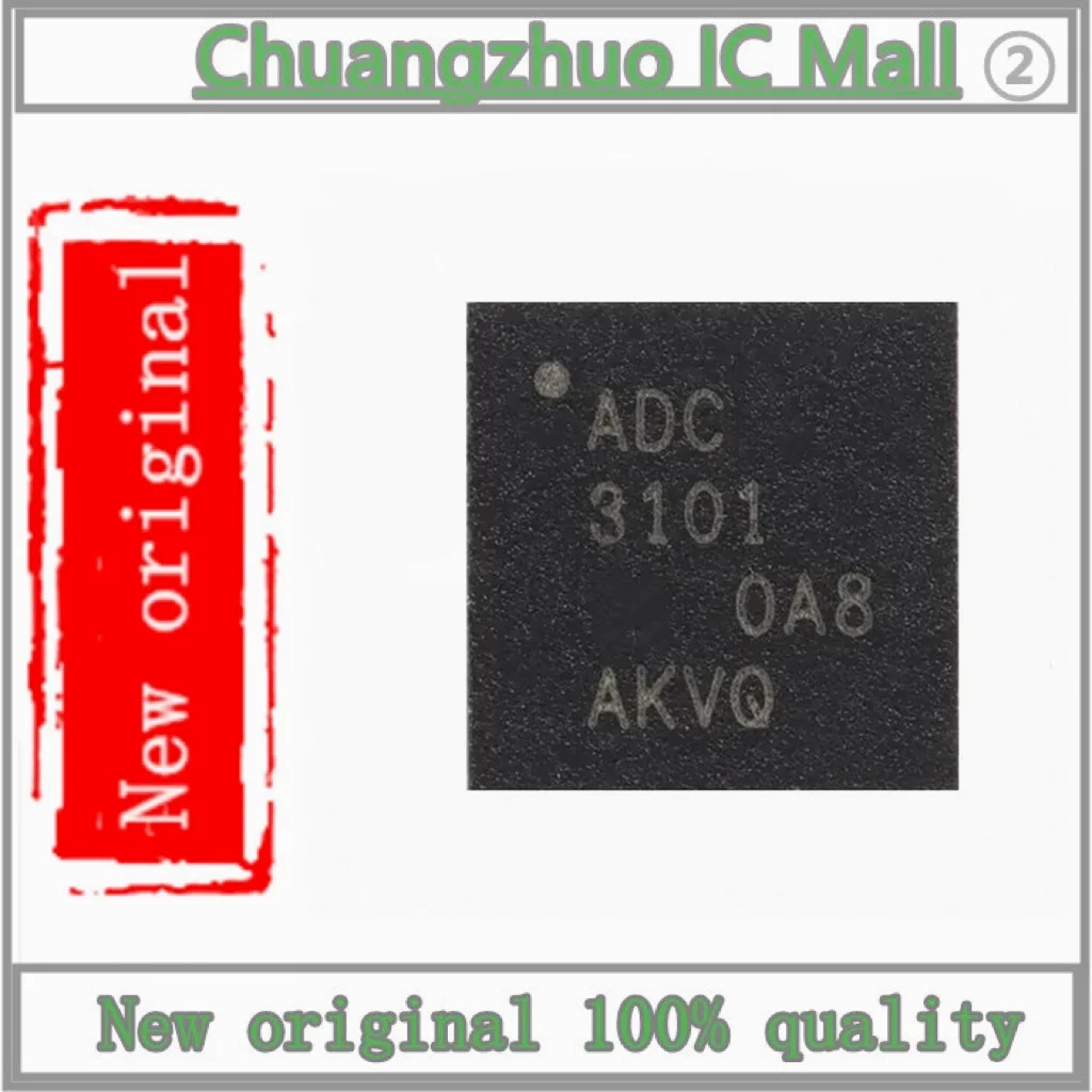 

10PCS/lot New original TLV320ADC3101IRGER ADC3101 24 I2S DSP 2.6V~3.6V 1.65V~1.95V VQFN-24-EP(4x4) ADC/DAC - Specialized ROHS