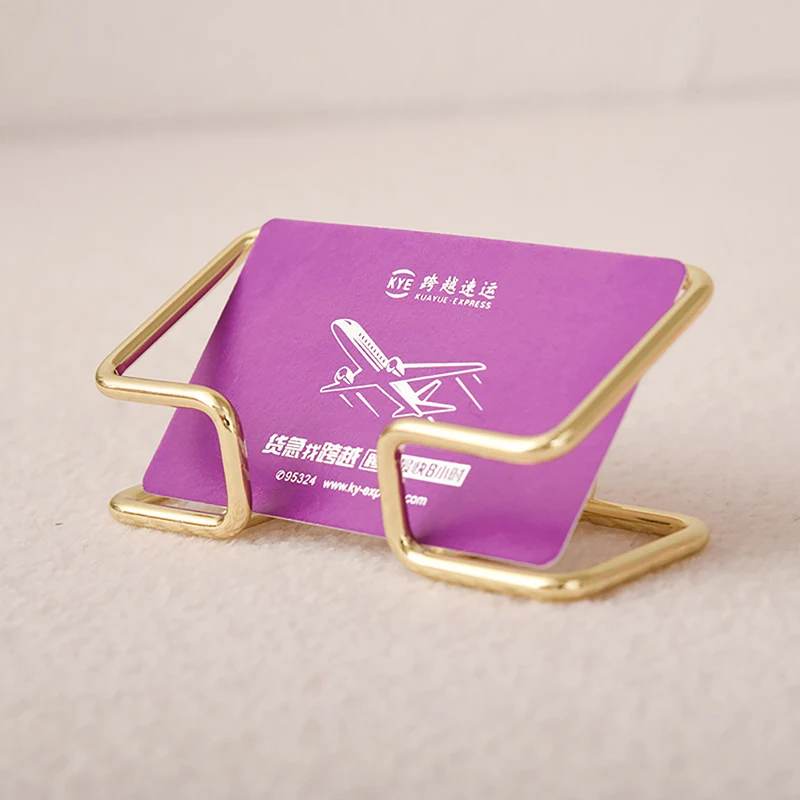 DeskShelfBoxStorageDisplayStandMetalDesktopBusinessCardHolder