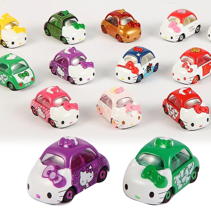 サンリオ メタルの子猫の車 アニメの置物 限定版 日曜大工 コレクション 子供向けギフト Aliexpress