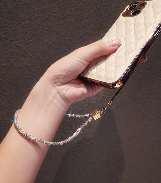 Corda Per Cellulare Con Orso Rosa E Cristalli - Anti-Smarrimento - Foto 13