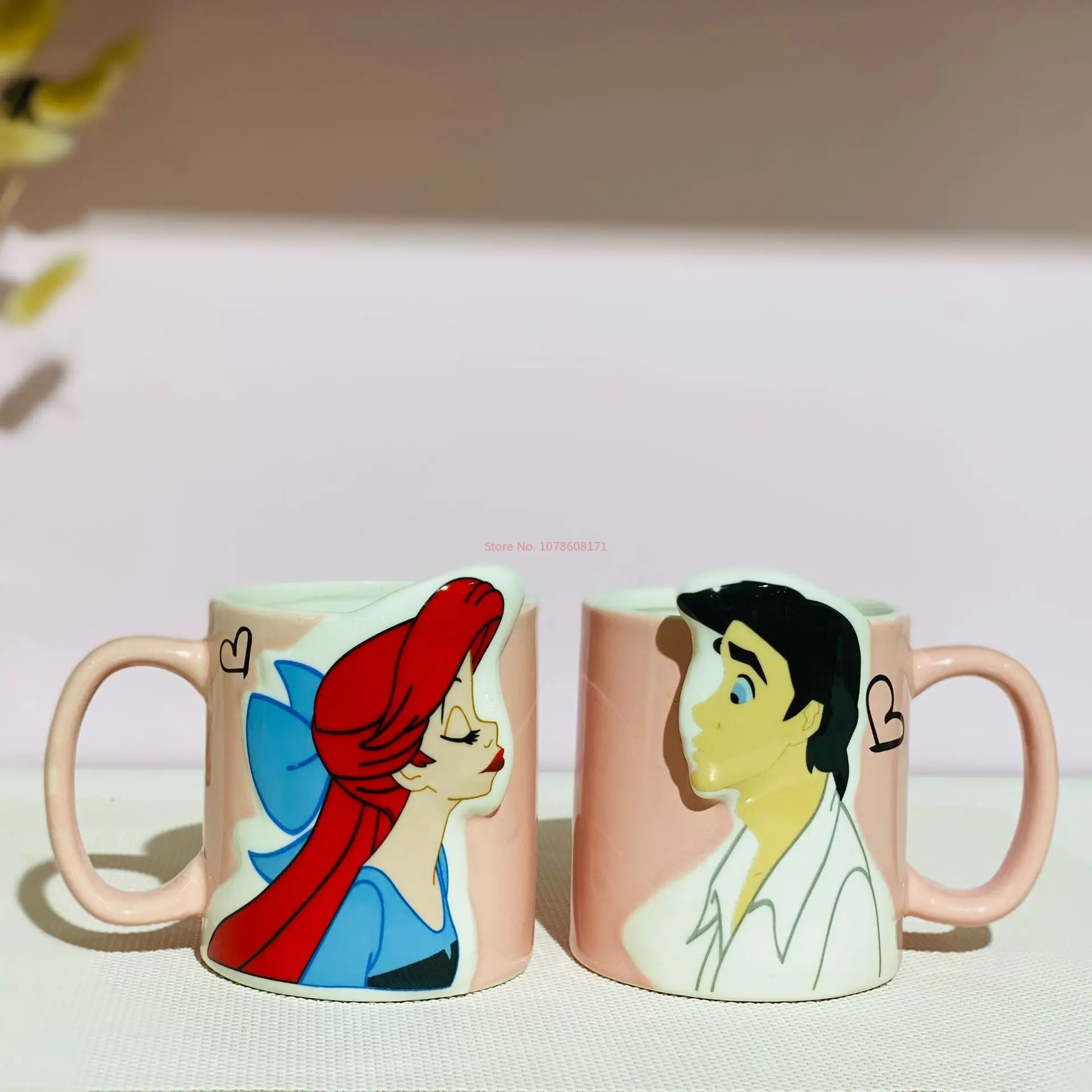 Disney Mickey Minnie Donald Duck Ceramic Cup Mug Couple Cup Coffee Cup Pack Of 2