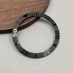 Premium Aluminum Watch Bezel Insert - 38mm for Timepiece Enhancement (Ceramic  Bezel 01)