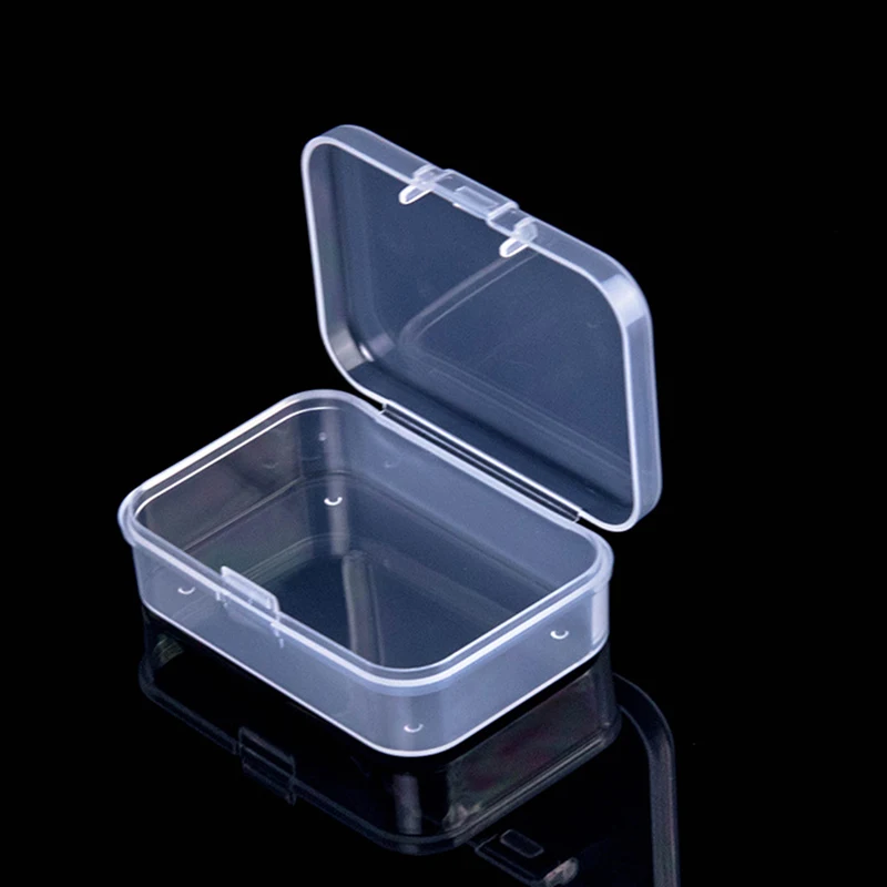 Mini Jewelry Storage Box Waterproof Plastic Rectangular