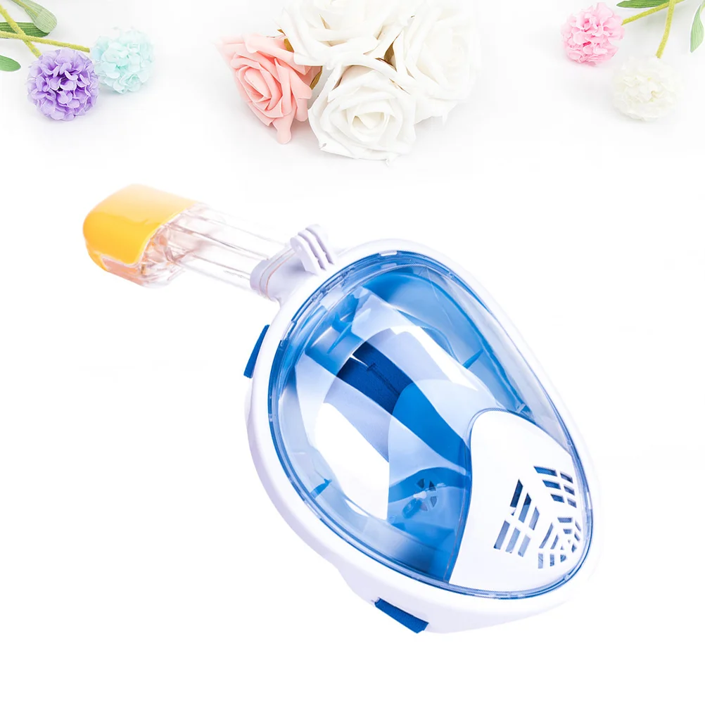 

Snorkel Full Snorkeling Diving Swimming Goggles Diving Goggles Gear for Kids ( Blue/ )
