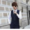 Men's Large Size Korean Version Slim-fit Suit Waistcoat Men's Wedding Business Vest British Casual Clip Fashion Men 3