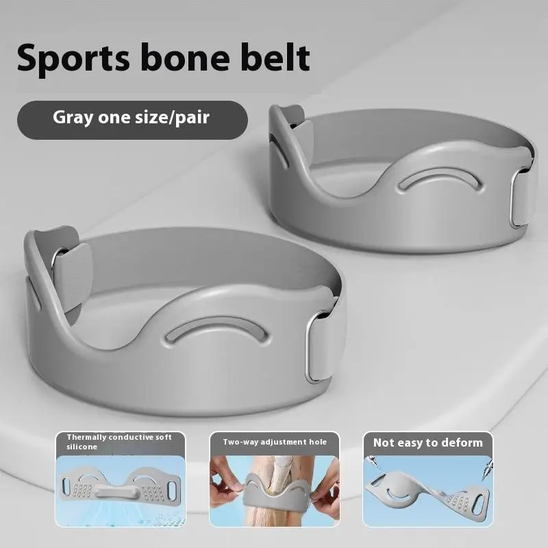1/2Pcs Silicone Patella Tendon Knee Straps Flexible Lightweight Knee Support Protector Breathable Elastic