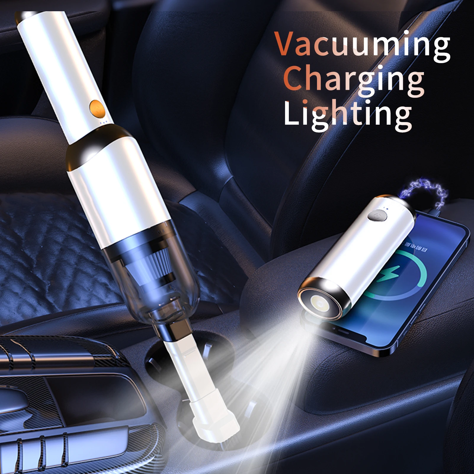 

Многофункциональный беспроводной автомобильный пылесос, 65000 Па