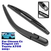 12" Rear Windscreen Wiper Arm Blade Set Kit For Peugeot 107 Toyota Aygo Citroen C1 85241-0H010 Back Wiper Blade Arm 1