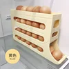 Automatic Rolling Egg Storage Box for Kitchen Refrigerator Holds 30 Egg Boxes Refrigerator Side Door Egg Preservation 4