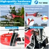 Flywing Bell 206 RC Helicopter V3 6CH GPS Altitude Hold Two Rotor 1:16 RC Scale Helicopter PNP RTF With H1 Flight Control System 3