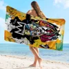 Jean Michel Basquiat Art Graffiti Big Microfiber Beach Towels Quick Dry Sand Beach Towels Pool Towel for Travel Swim Pool Yoga 2
