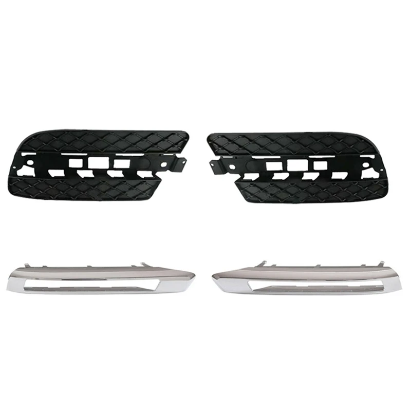 

1Set Car Light Cover Car Fog Light Cover Trim Fog Light Grille For Mercedes Benz GL350 GL450 X164 1648847122 1648847222