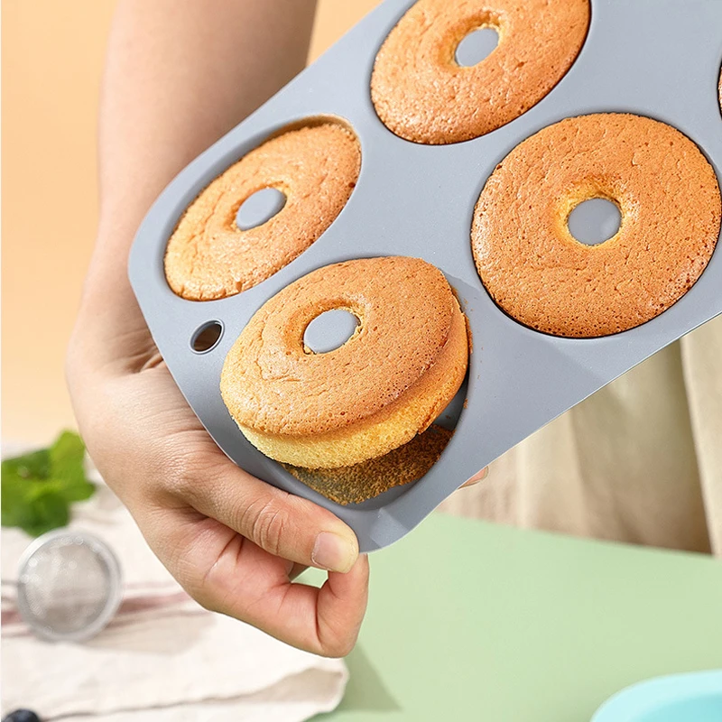 6-Hole Silicone Donut & Muffin Baking Mold 4