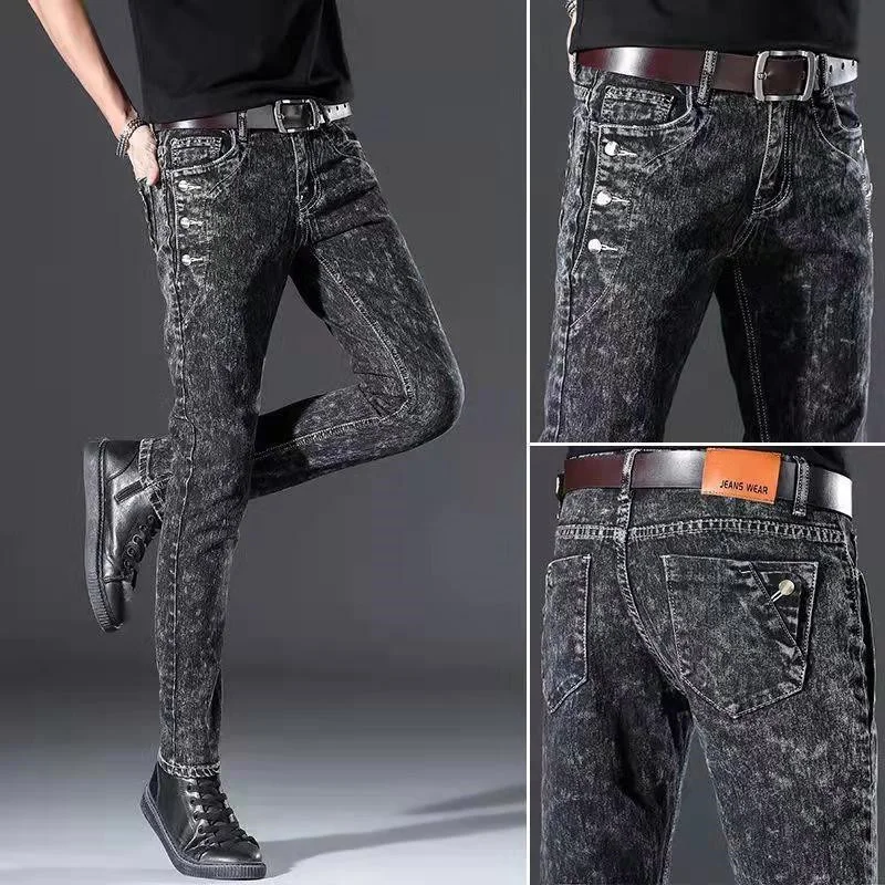 

2023 new arrival high quality slim fit jeans men,Fashion Classic Denim Skinny Jeans Male men's casual High Quality Trousers