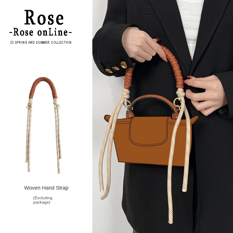 Per Longchamp Mini Bag Borsa A Tracolla Intrecciata Accessori Per Borse Di Trasformazione Cinturino Corto