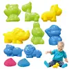 Sand Molds For Beach Colorful Sand Molds For Kids Sand Included Complete Sand Toys Set Kids Sandbox And Space Sand Toys Fun For 1