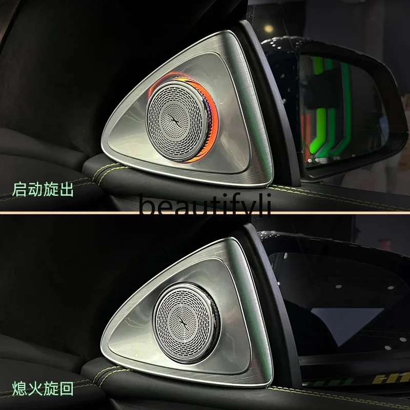 Model3/y tweeter cover 4D rotating tweeter cover upgrade and modification accessories