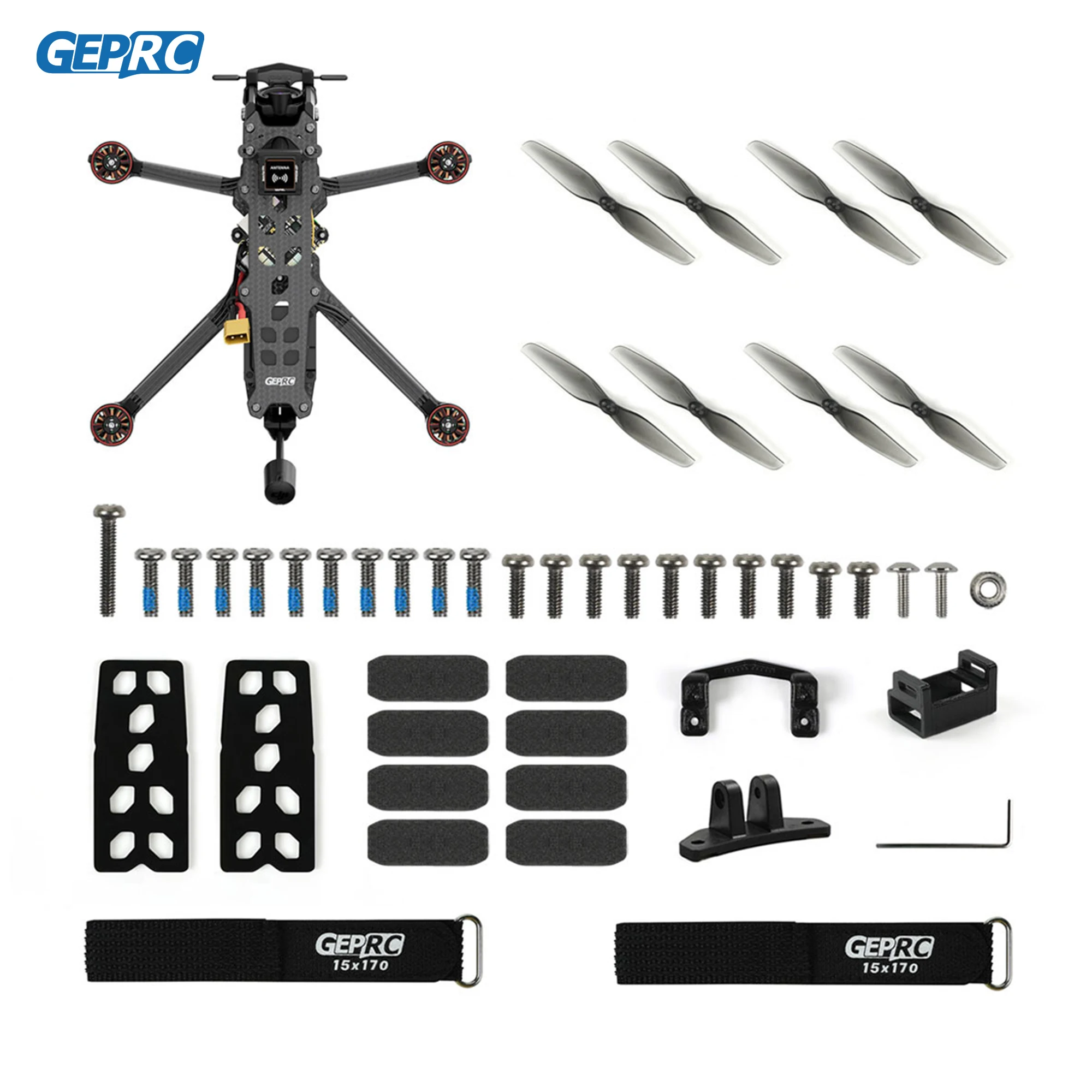 GEPRC 장거리 프리스타일 드론 Rc 비행기, Tern-LR40 HD O3 장거리 FPV 테이커 G4 45A AIO GPS SPEEDX2 1404 RC 쿼드콥터, 4 인치