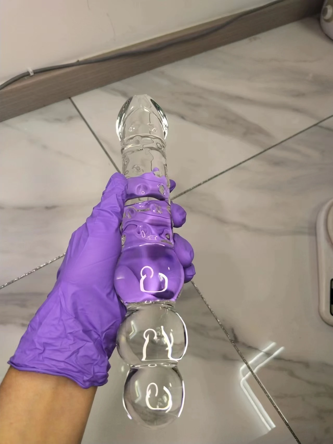testing anal plug Eroticnoir - Plug Anal Design - Plug Anal - Pour homme et femme - Avec  diamant violet main image 1