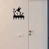 Wall Mounted Hook Up Hummingbird Key Rack Hanger Iron Crafts Rack Wall Art Decor, Perfect Gift for Nature Enthusiasts 4