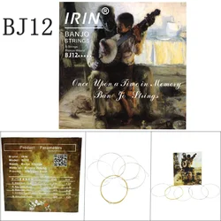 Enhanced Banjo Strings Set - Plated Steel & Coated Copper Alloy with Phosphor Bronze Winding (BJ12)
