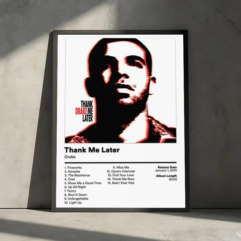 Sänger-Rapper D-Drake Album-Cover-Poster, dekorative Wandkunst-Aufkleber, Wandbild, Fotodruck für Zuhause, Wohnzimmer, Flur, Dekoration – Detail 16