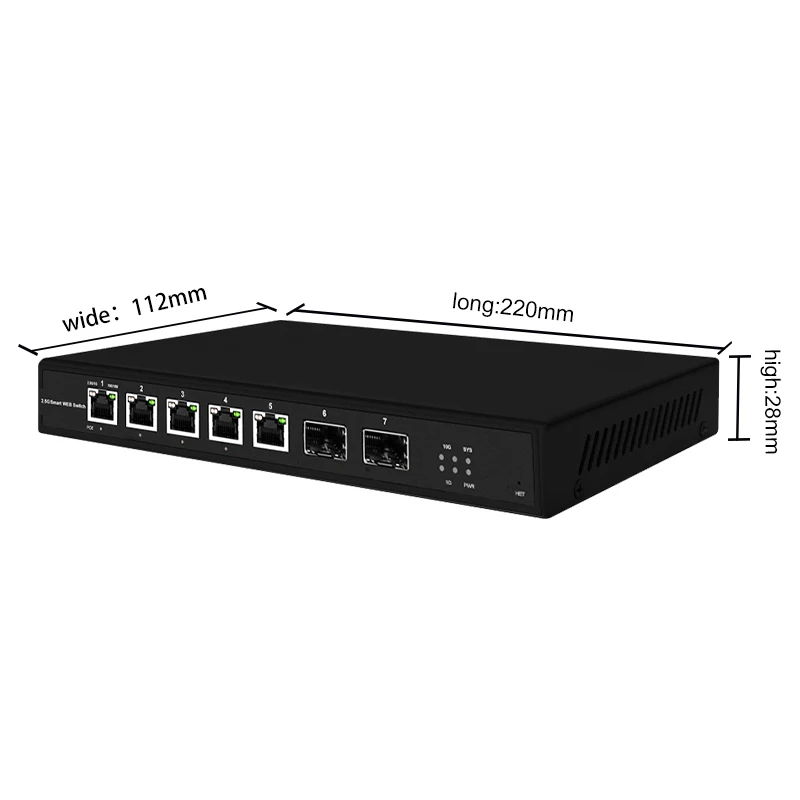 Interruptor Esperto da Web do Porto do Onti5 2.5gps 2x10g Sfp Mais l2 ou Portos - Imagem 3