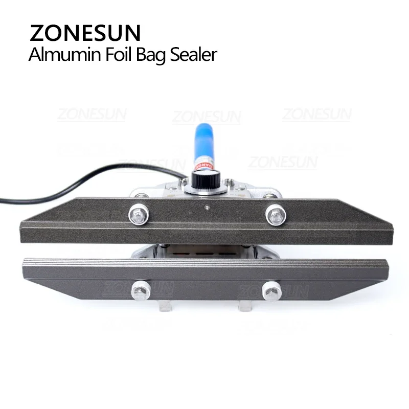ZONESUN Direct-heat Plier Portable Impulse Heat Sealing Machin Composite Aluminum Foil Pouch Foil Bag Sealer ZS-FKR200C 6