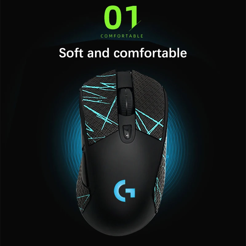 Non Slip Mouse Grip Tape Skate Handmade Sticker Lizard Skin Suck Sweat Logitech G403 G603 G703 custom stickers display adhesive sticker