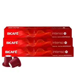 Kit 30 Cápsulas Café Bicafé Red Intenso P/ Maq. Nespresso*