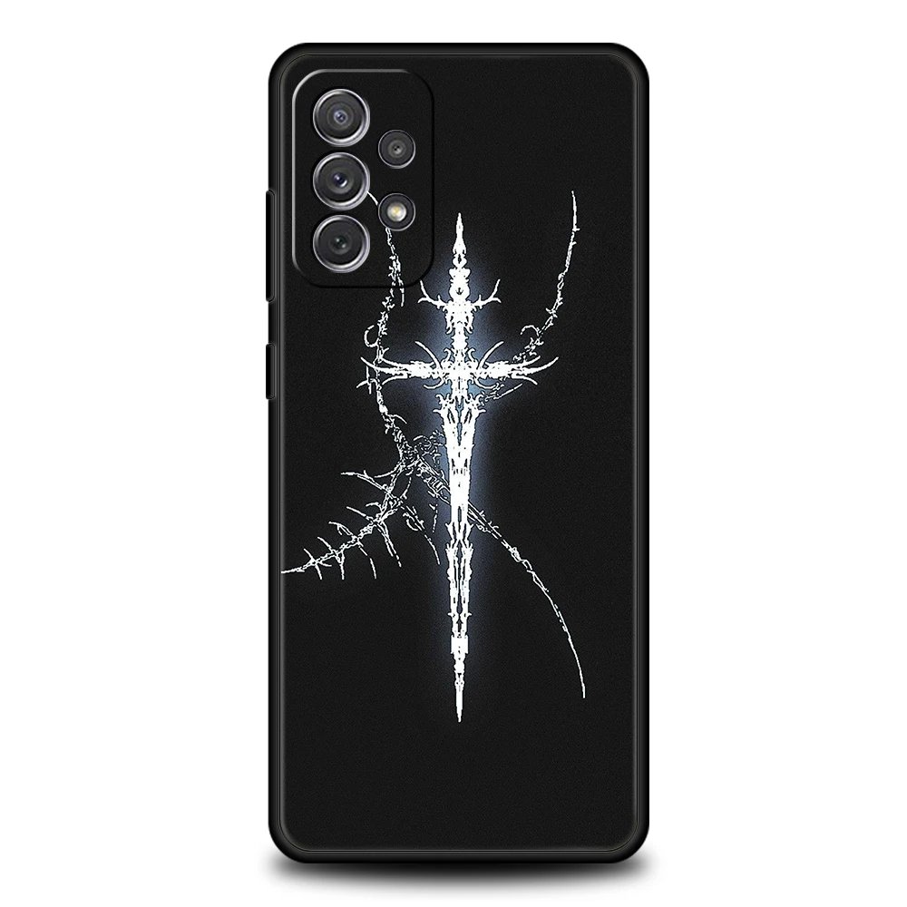 Cyber Sigil Cross Line Soft TPU Phone Case