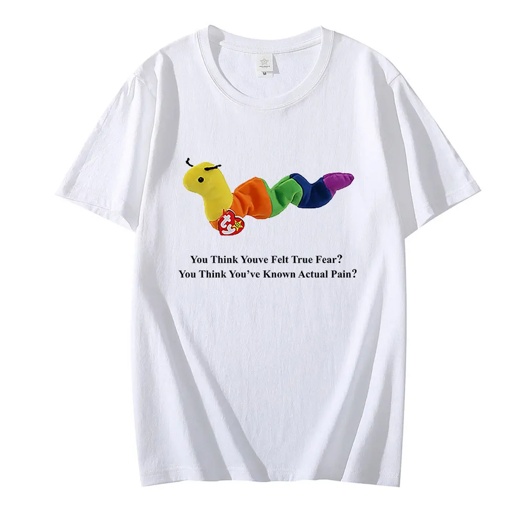 

2023 New Insect Pattern Men's Cotton Printed T-shirt Men's and Women's Fashion Short Sleeve Street Hip Hop Casual Style T-shirt