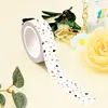 1PC. Decorative INS Style Daisy Peaches Terrazzo Library Books Constellations Floral Masking Washi Tapes Cute Journal Stationery 4