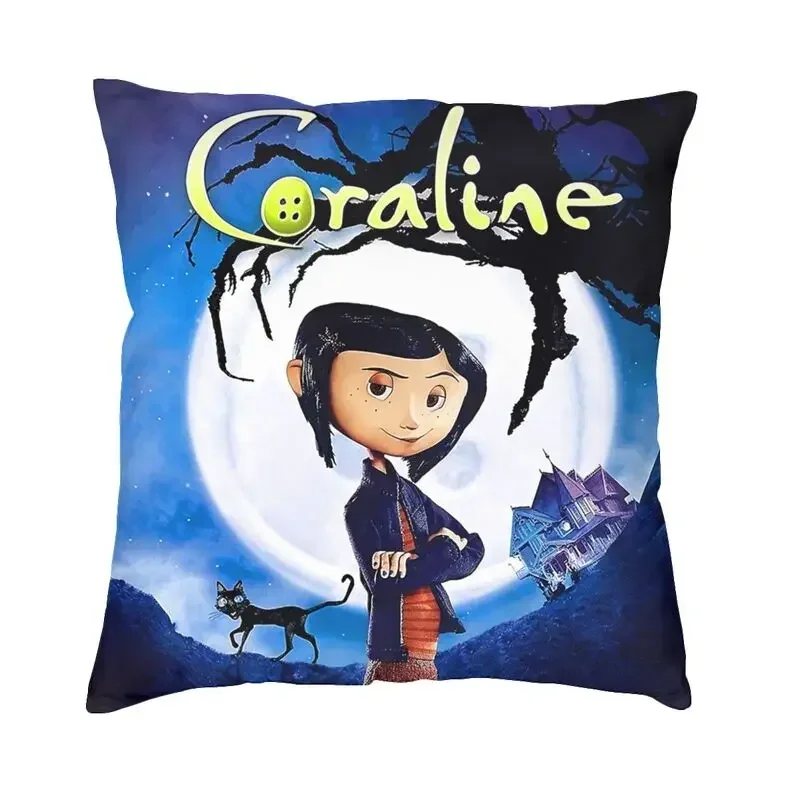 

Luxury Halloween coreline horror film cover cushion velvet pillow case for sofa car seat pillowcase decorative Dakimakura