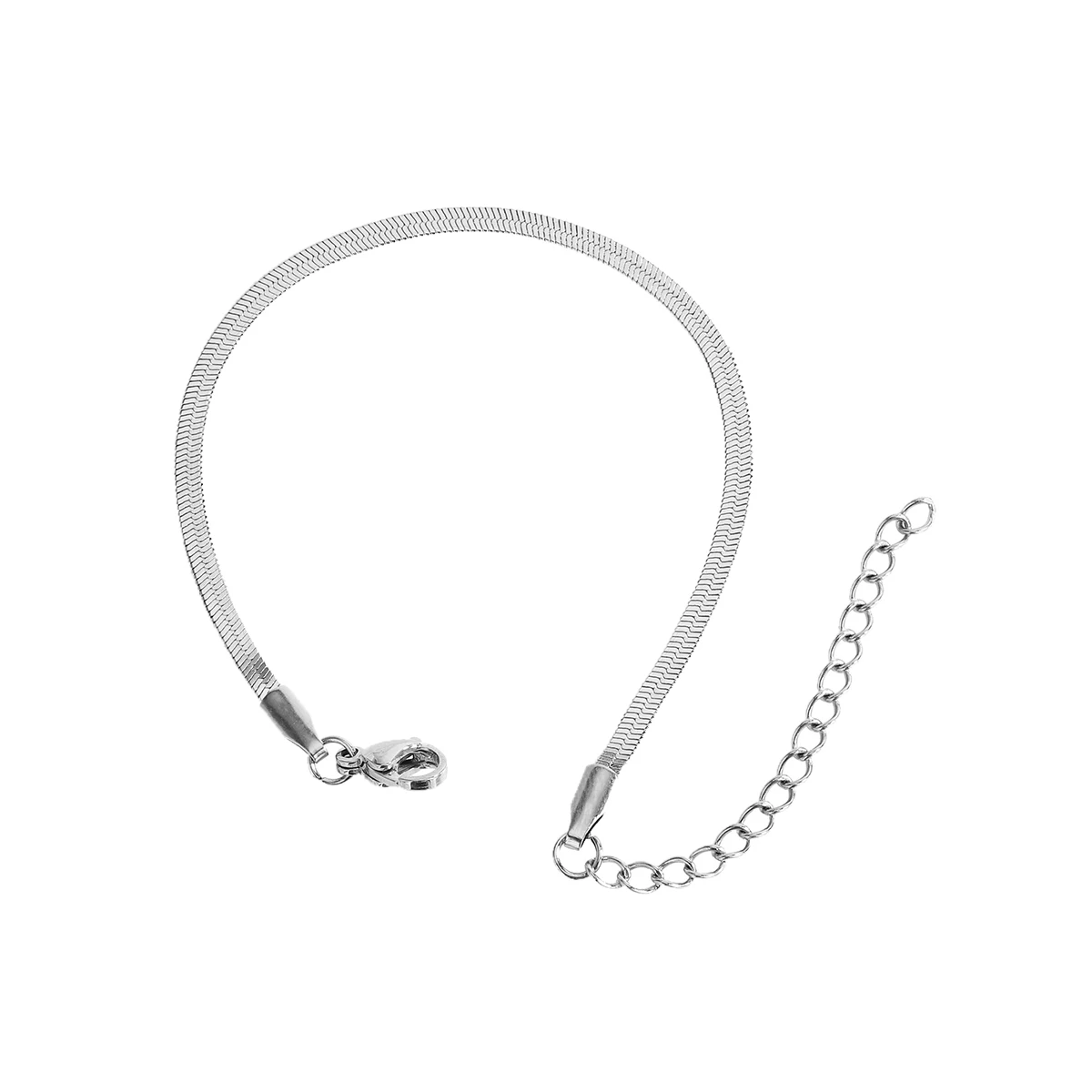 Stainless Steel Motorcycle-Inspired Biker Chain Bracelet – Fashion Punk Jewelry