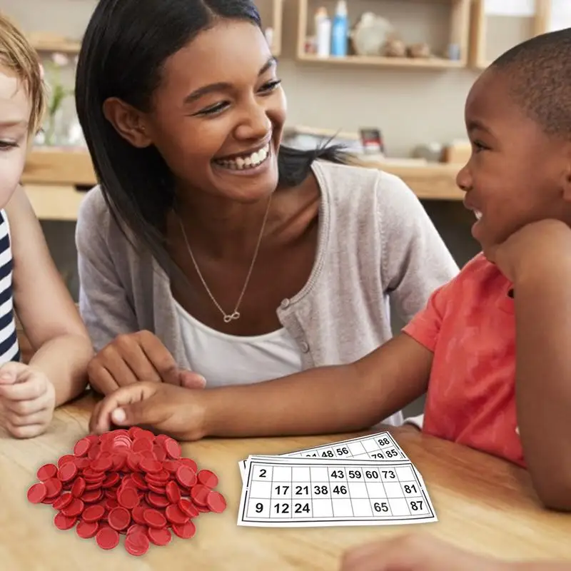 Fun Bingo Games For Kids Russian Bingo Board Game With Chips And Cards Classic Game Chips Cards For Family Friends And