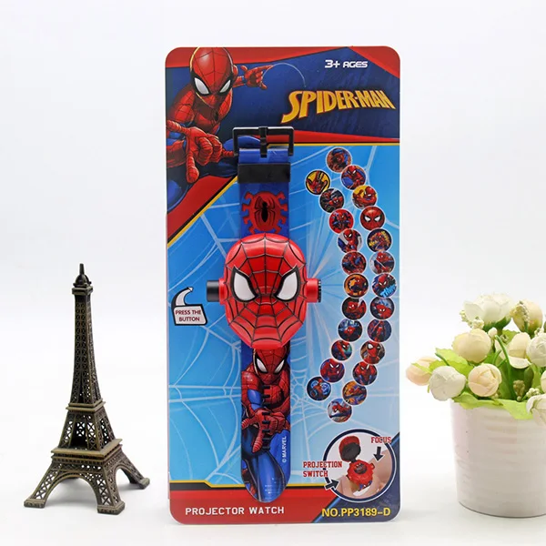 Disney kids' watches for Girls 3D Projection Princess Elsa Mickey Mouse Digital Watch Spiderman Clock relogio 6