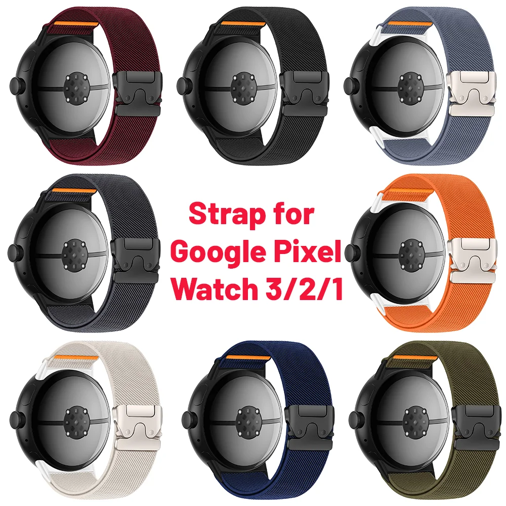 Parachute Sport Nylon Elastic Watchband Strap