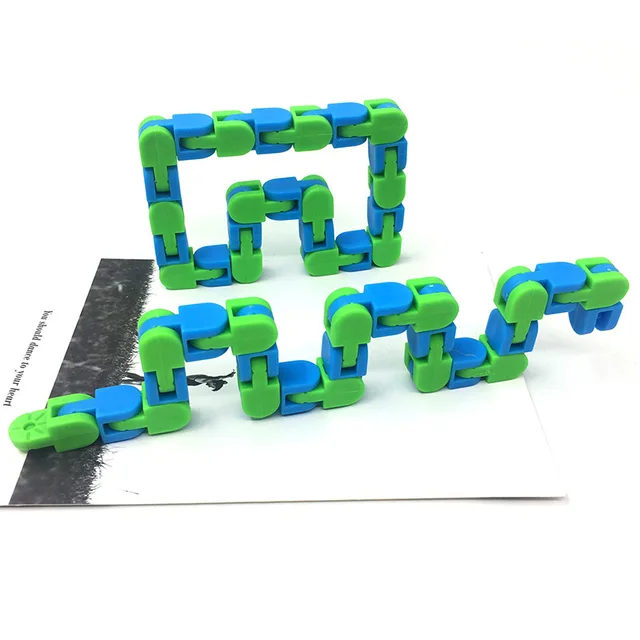 1PCS 24 Grain Fidget Toys Children Adults Puzzle Decompression Toys DIY Bicycle Bracelesory Toy Multi Colors And Multi Fun 4