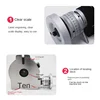 4 inches Milling indexing head rotary table three-jaw chuck universal indexing plate rotating vertical horizontal manual 2