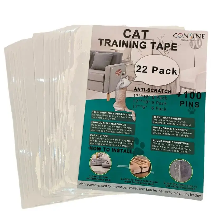CatScratchFurnitureProtectorCouchGuardProtectorCatScratchRepellentPadForFurniture